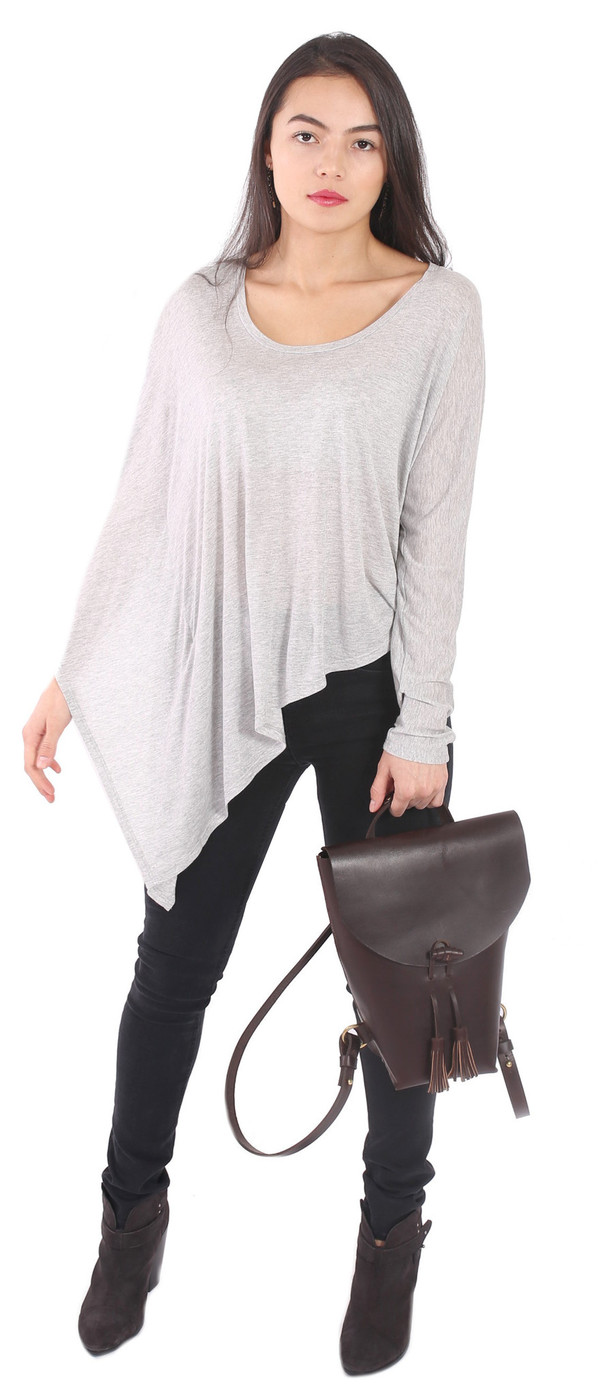 Lanston Asymmetrical Drape Tunic Lanston Asymmetrical Drape Tunic