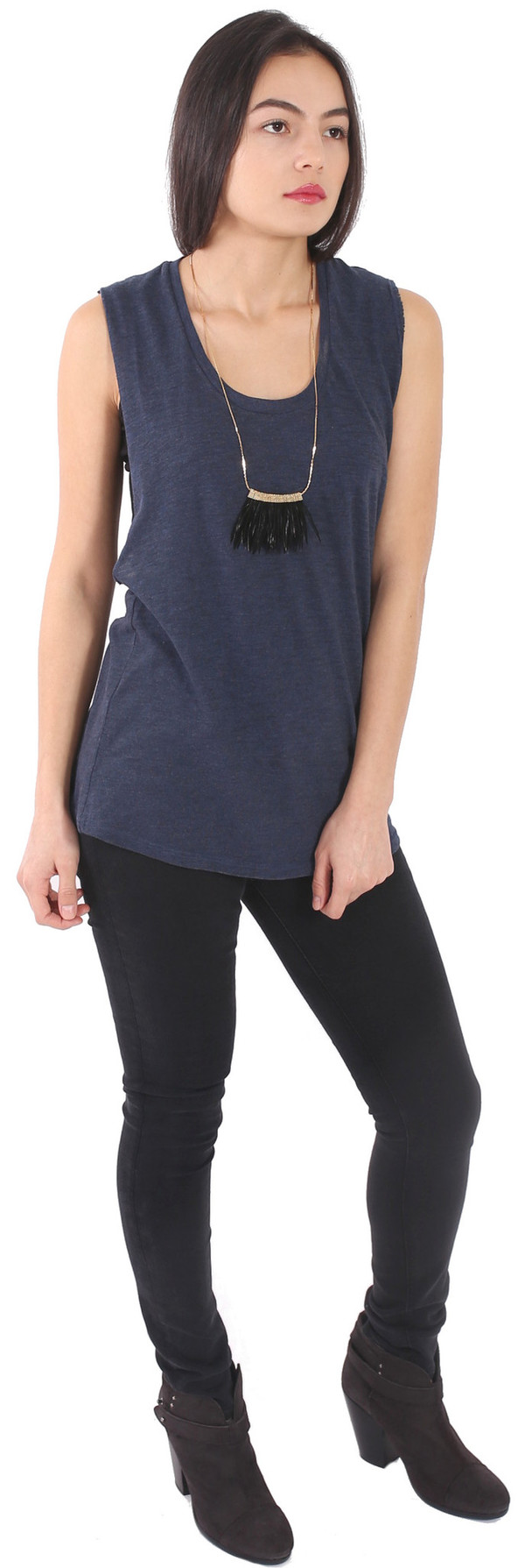 Lanston Twist Back Muscle Tee Lanston Twist Back Muscle Tee