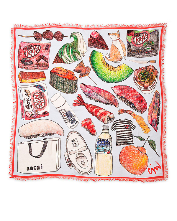 CJW Tokyo Silk Chiffon Scarf CJW Tokyo Silk Chiffon Scarf