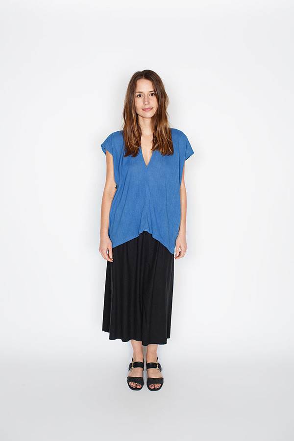 Sale! Everyday Top, Cotton Gauze in Indigo Sale! Everyday Top, Cotton Gauze in Indigo