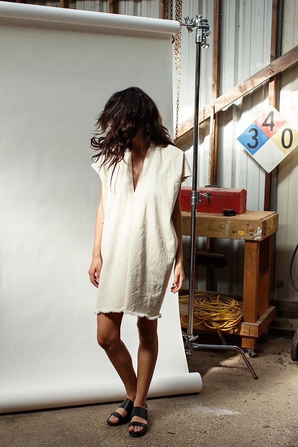 Sale! Everyday Dress, Cropped, Denim in Natural Sale! Everyday Dress, Cropped, Denim in Natural