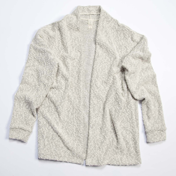 Pebble Knit Cardigan in White Pebble Knit Cardigan in White