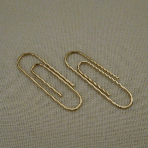 Aoko Su Paper Clip Hoops Aoko Su Paper Clip Hoops
