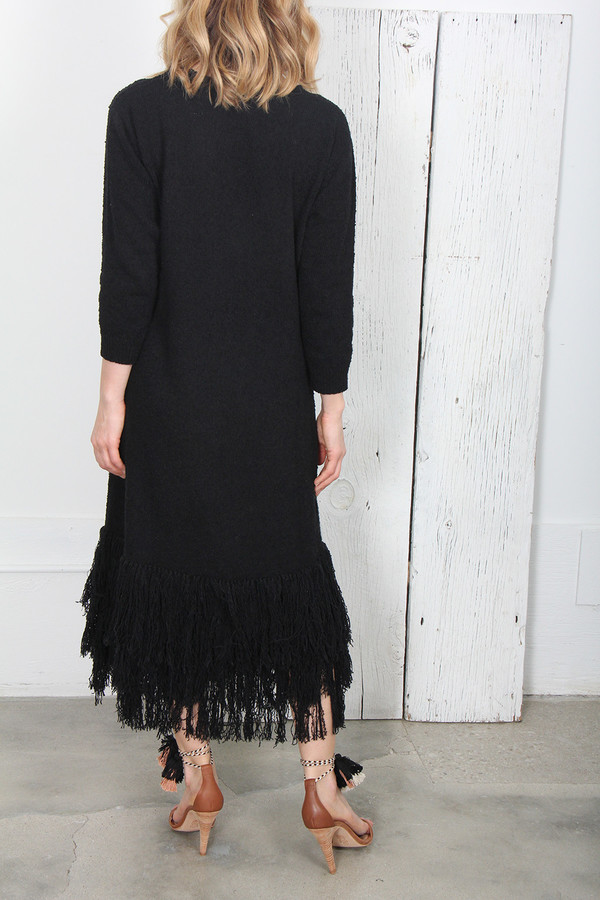 ULLA JOHNSON CARISSA FRINGE DRESS ULLA JOHNSON CARISSA FRINGE DRESS