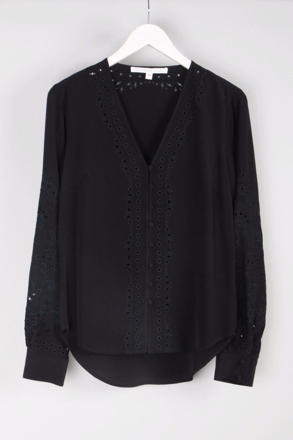 Veronica Beard Barth Embroidered Top Veronica Beard Barth Embroidered Top