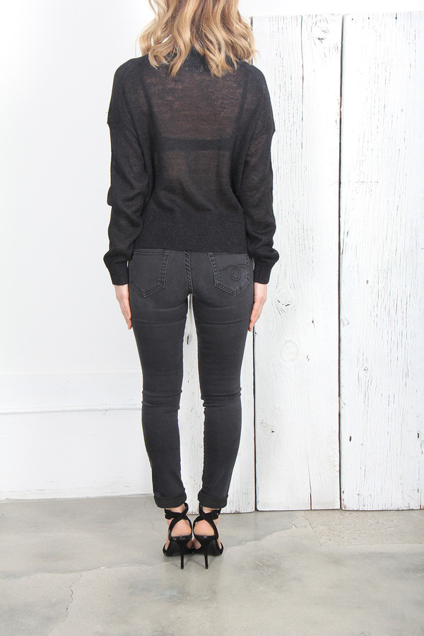 Acne Studios RYSSA SIDE BUTTON SWEATER Acne Studios RYSSA SIDE BUTTON SWEATER