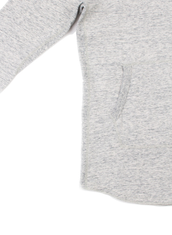 Men's Reigning Champ Knit Mesh Jersey Pullover Hoodie Concrete Men's Reigning Champ Knit Mesh Jersey Pullover Hoodie Concrete