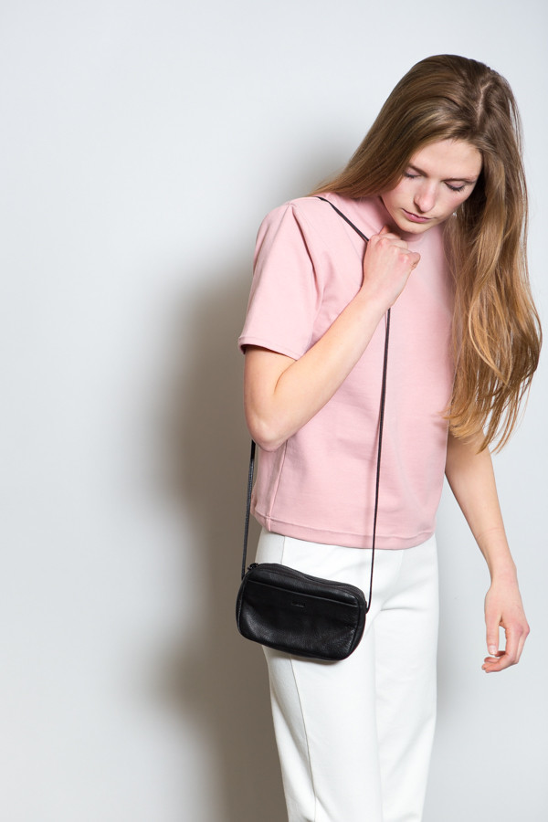 Baggu Mini Leather Purse / Black Baggu Mini Leather Purse / Black