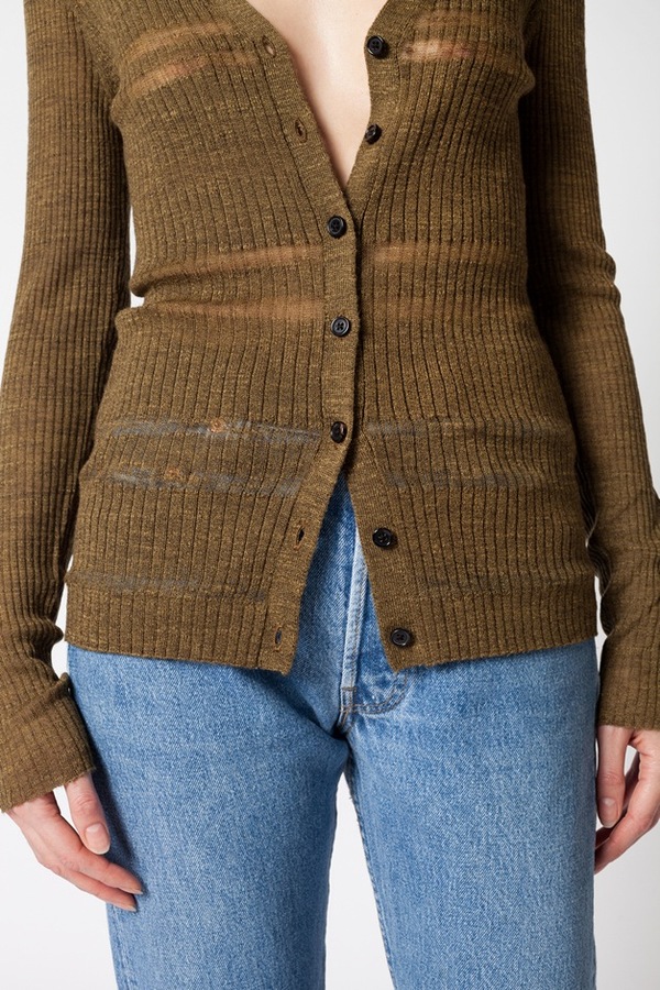 Creatures of Comfort V-Neck Cardigan - duck Creatures of Comfort V-Neck Cardigan - duck