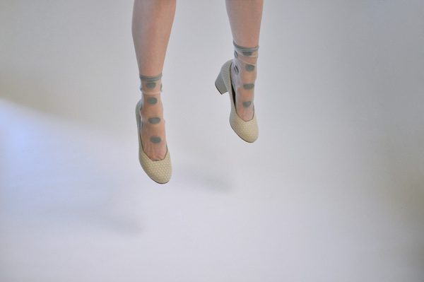 The Palatines Saturo Pump - beige hex leather The Palatines Saturo Pump - beige hex leather