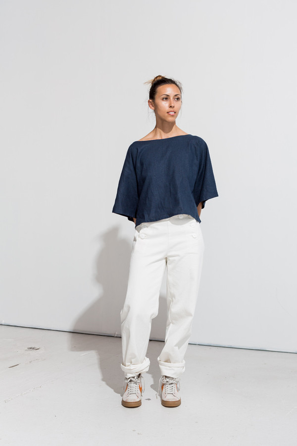 Nahanni Arntzen Pants -white denim Nahanni Arntzen Pants -white denim