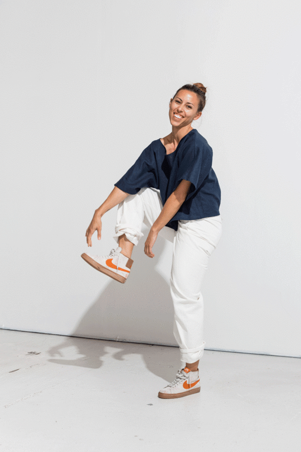 Nahanni Arntzen Pants -white denim Nahanni Arntzen Pants -white denim