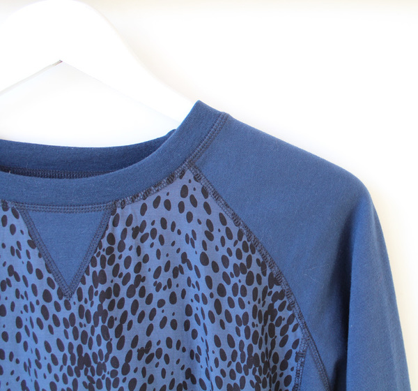 Custommade Blue Spotted Top Custommade Blue Spotted Top