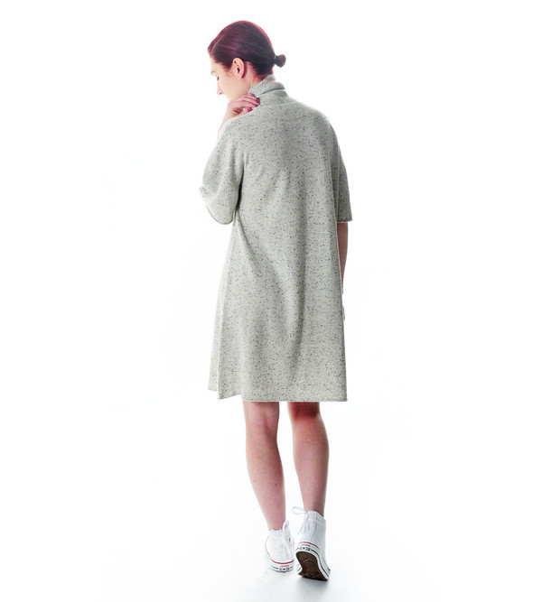 Ryan Roche Cashmere Knit T-Shirt Sweater Dress Ryan Roche Cashmere Knit T-Shirt Sweater Dress