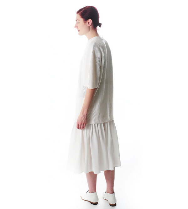 Ryan Roche Cashmere Ribbed Tunic Sweater Ryan Roche Cashmere Ribbed Tunic Sweater