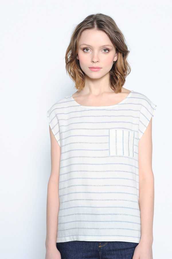DES PETITS HAUTS ECRU KOLINE TOP DES PETITS HAUTS ECRU KOLINE TOP