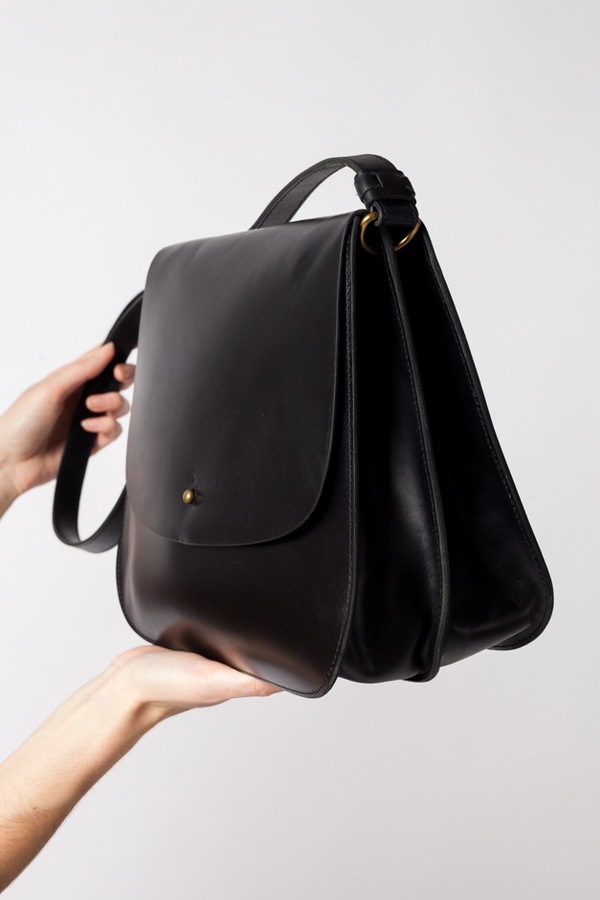 Creatures of Comfort Saddle Bag Medium - black Creatures of Comfort Saddle Bag Medium - black