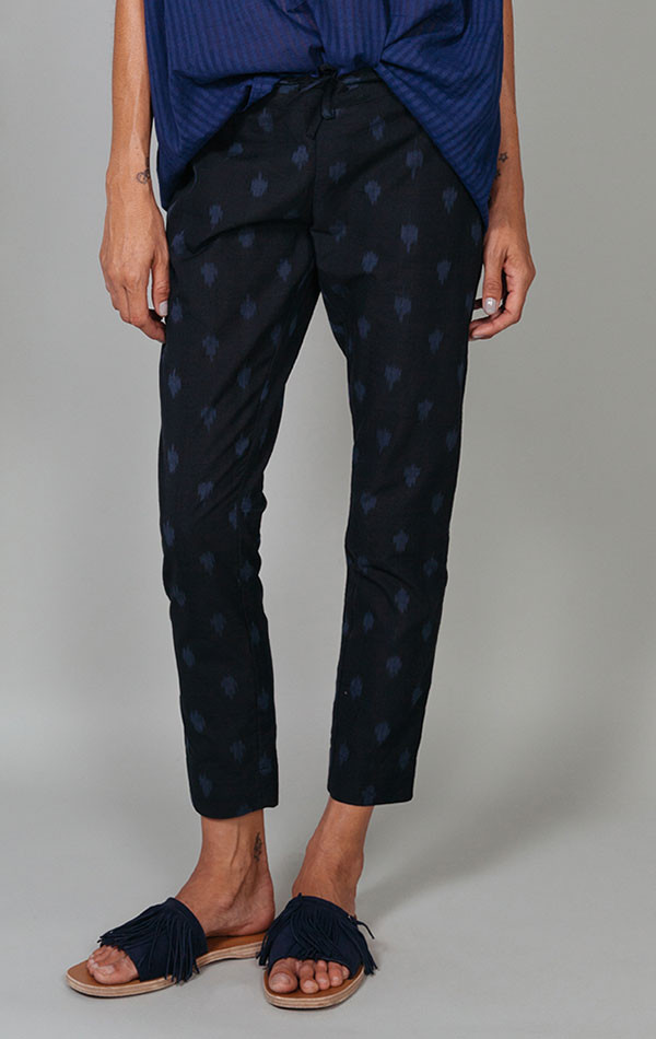 White Ikat slim pant White Ikat slim pant