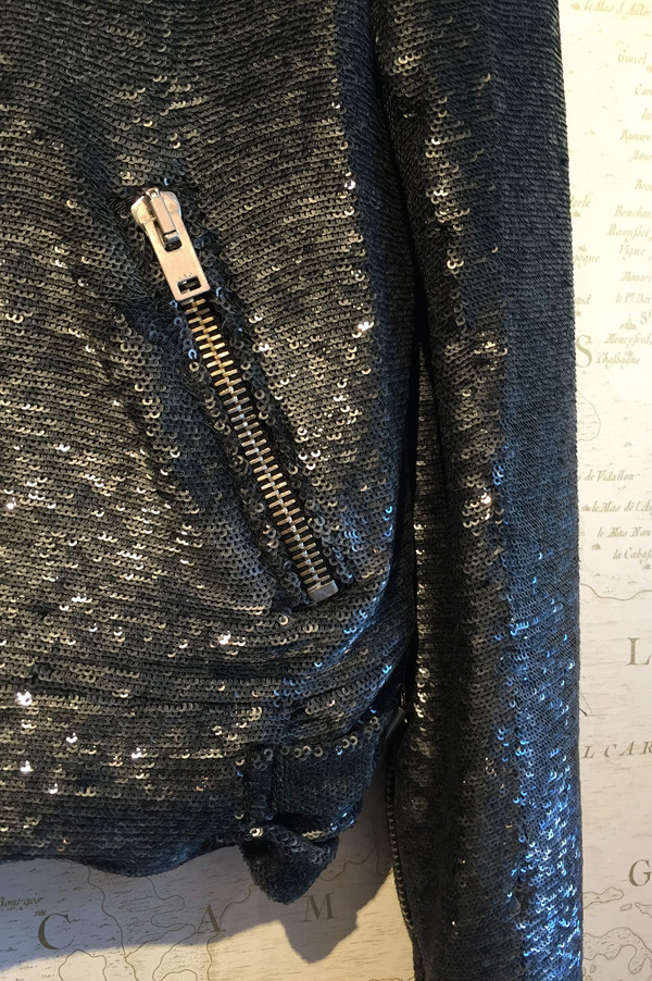 IRO 'Heleny' sequin moto jacket IRO 'Heleny' sequin moto jacket