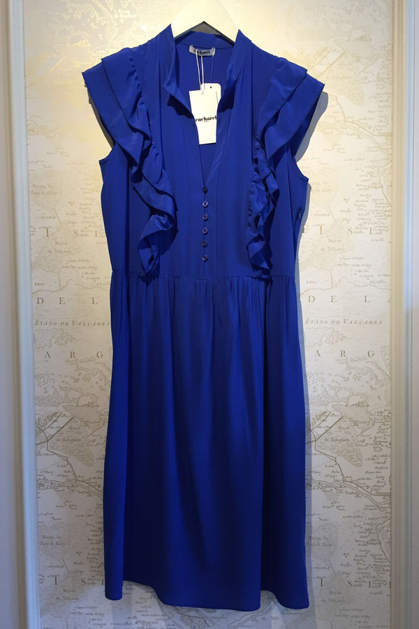 Cacharel Silk V-neck flutter dress Cacharel Silk V-neck flutter dress