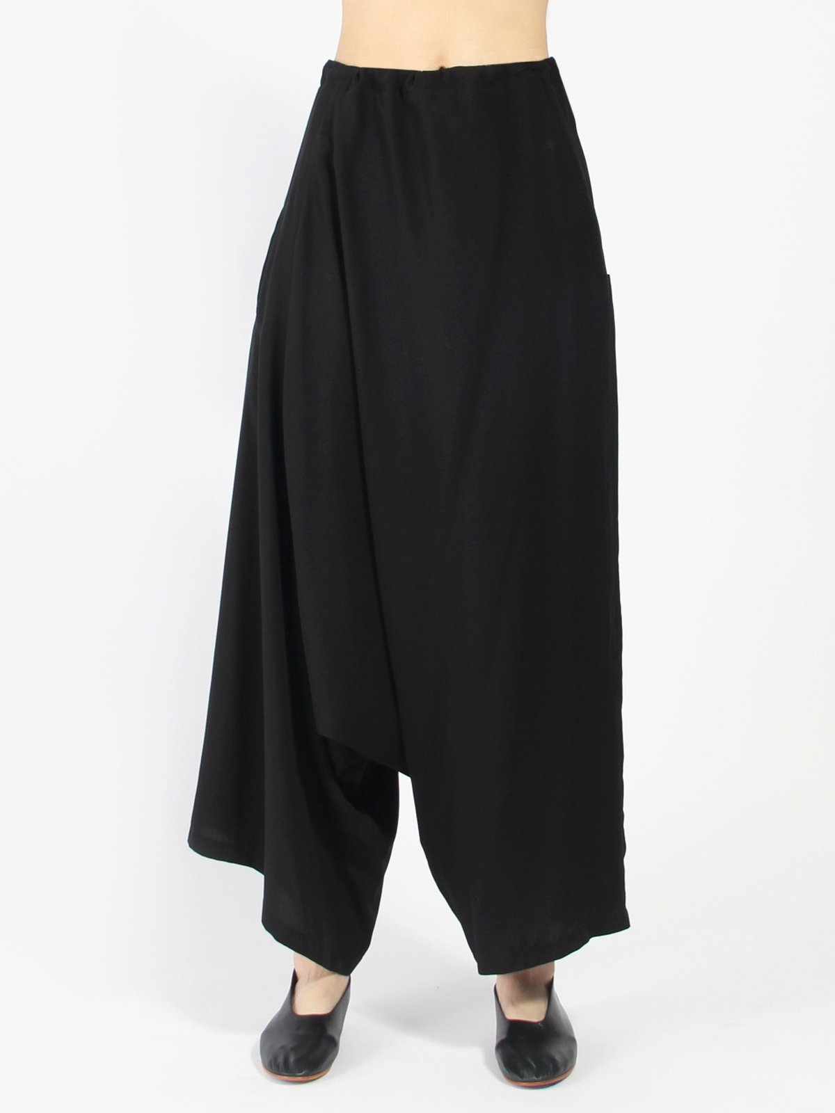 お手頃価格 Y's 21SS PANTS SAROUEL LACE WAIST TWILL - サルエルパンツ
