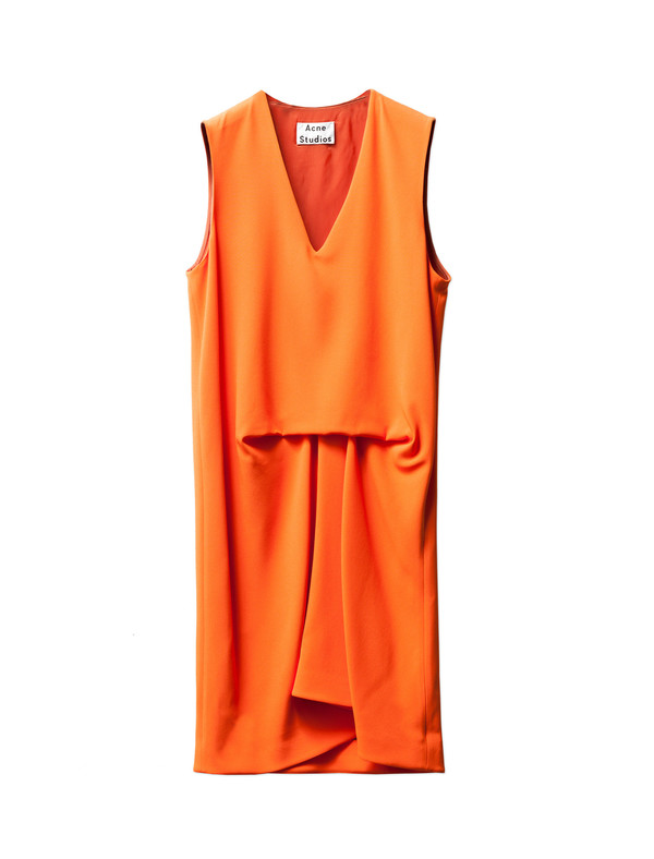 Acne Studios Challa Stretch Crepe Orange Acne Studios Challa Stretch Crepe Orange
