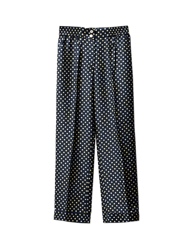 Trademark Polka Dot Silk Pant Trademark Polka Dot Silk Pant