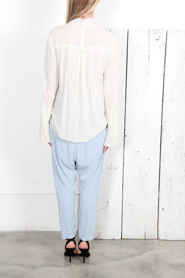 RAQUEL ALLEGRA BELL SLEEVE VINTAGE BLOUSE RAQUEL ALLEGRA BELL SLEEVE VINTAGE BLOUSE