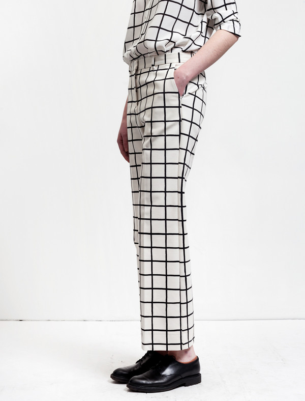 Marimekko Grid Print Trousers Marimekko Grid Print Trousers