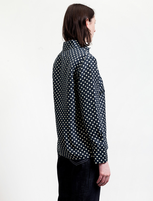 Trademark Polka Dot Silk Shirt Trademark Polka Dot Silk Shirt