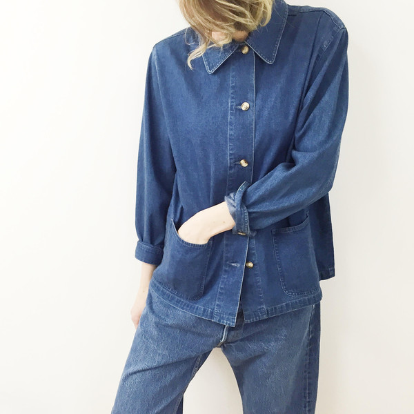 Johan Vintage Lightweight Denim Work Jacket Johan Vintage Lightweight Denim Work Jacket