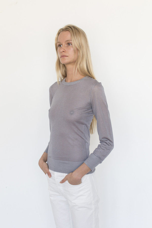 Tom Wood Viscose Crew Knit Tom Wood Viscose Crew Knit