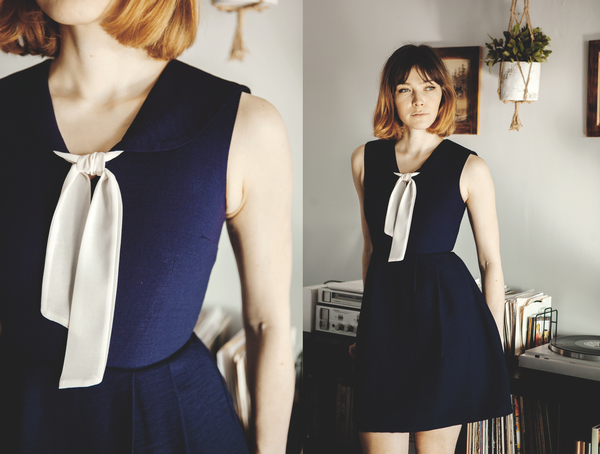 Birds of North America Chiffchaff Dress (Navy) Birds of North America Chiffchaff Dress (Navy)