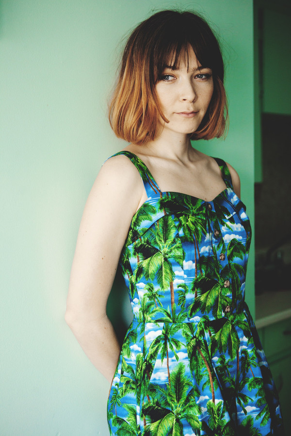 Birds of North America Sylph Dress (Palm Trees) Birds of North America Sylph Dress (Palm Trees)