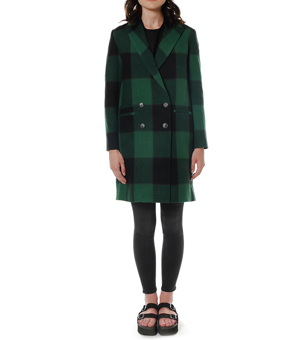 Sea NY Plaid Overcoat Sea NY Plaid Overcoat