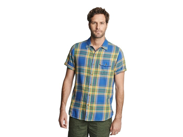 Men's WOOLRICH Dobby Plaid Shirt Men's WOOLRICH Dobby Plaid Shirt