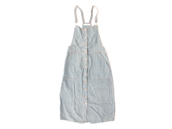 Capulet Front Button Overall Dress Capulet Front Button Overall Dress