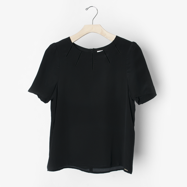 Line & Dot S/S Black Blouse Line & Dot S/S Black Blouse
