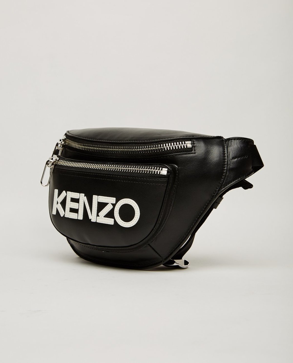 Kenzo Logo Leather Bumbag Black Garmentory Kenzo Logo Leather Bumbag Black Garmentory