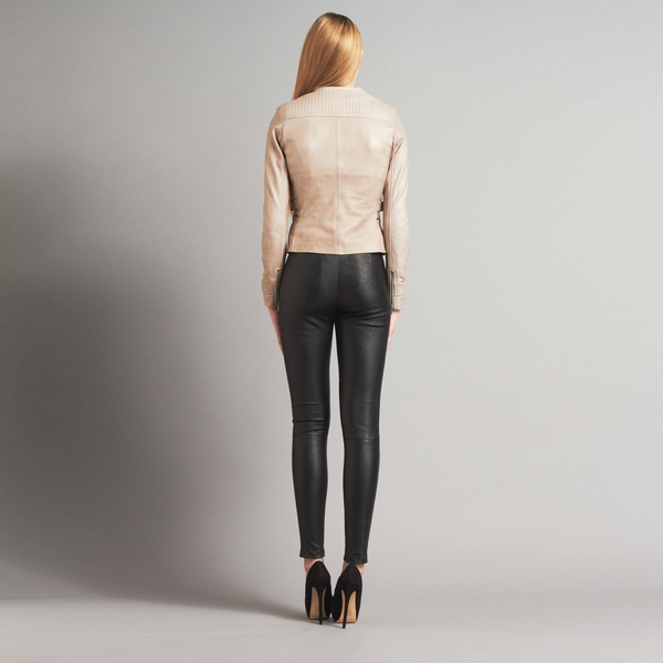 LAMARQUE RAQUEL Micro Square Quilted Leather Jacket LAMARQUE RAQUEL Micro Square Quilted Leather Jacket