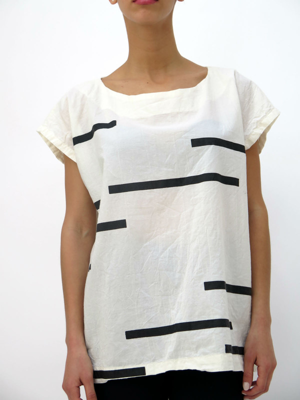 Uzi Broken Stripe Tunic Uzi Broken Stripe Tunic