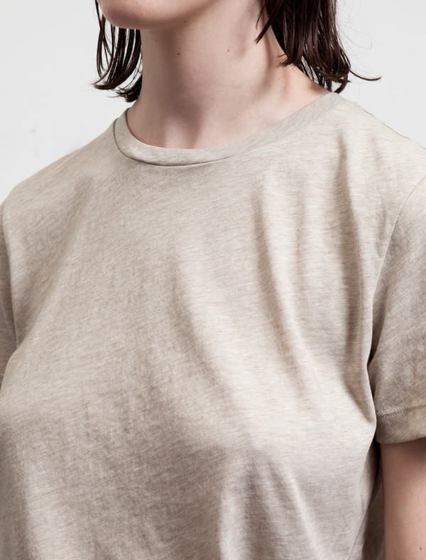 Organic by John Patrick Boy Tee Beige Mélange Organic by John Patrick Boy Tee Beige Mélange