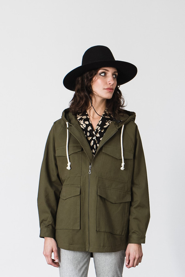 Bridge & Burn Howell Olive Canvas Parka Bridge & Burn Howell Olive Canvas Parka