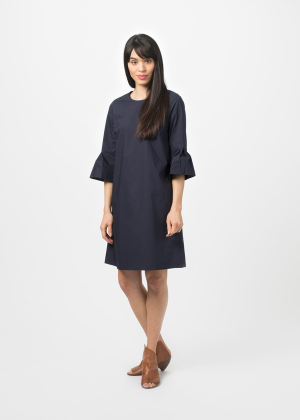 Cotton Zip-Back Dress Cotton Zip-Back Dress