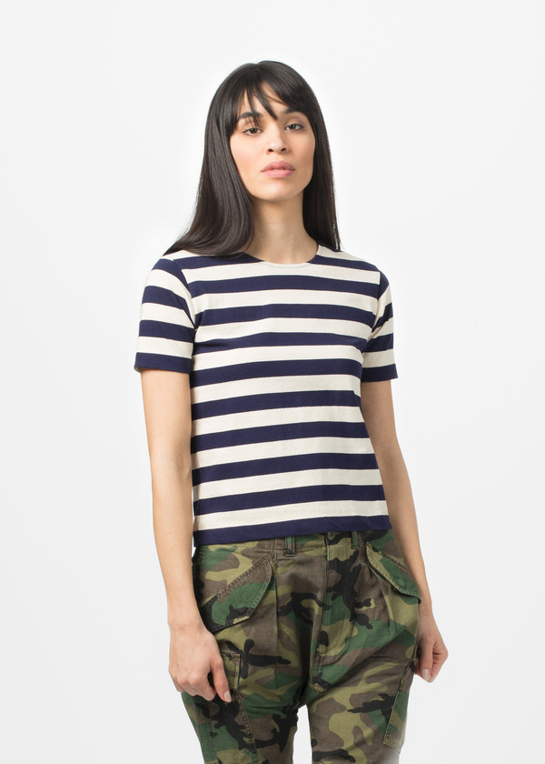 Cropped Striped T-Shirt Cropped Striped T-Shirt