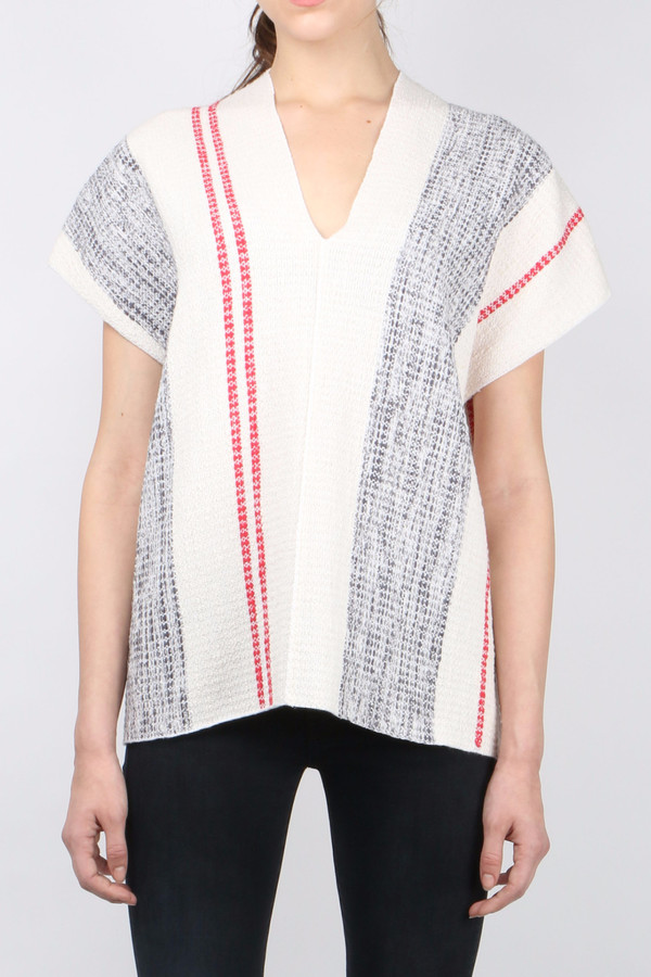 sita murt Striped Poncho sita murt Striped Poncho