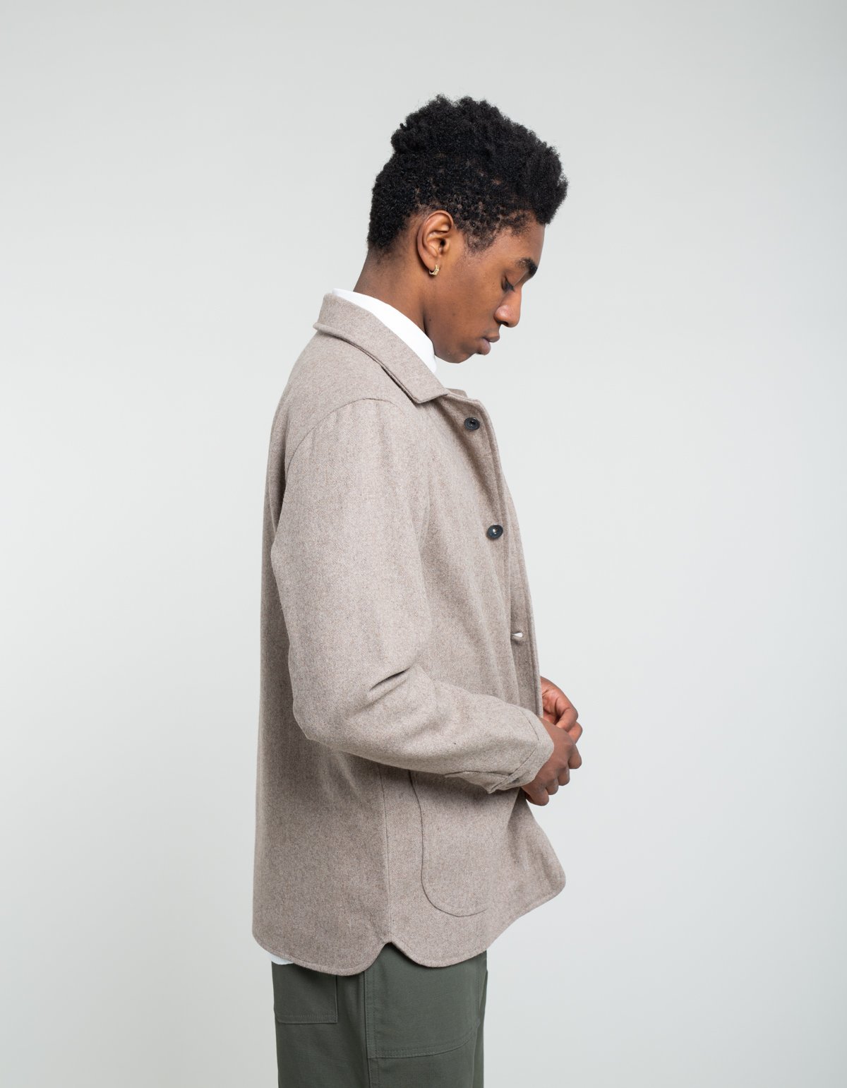 Native North Wool Utility Jacket - Dirt 