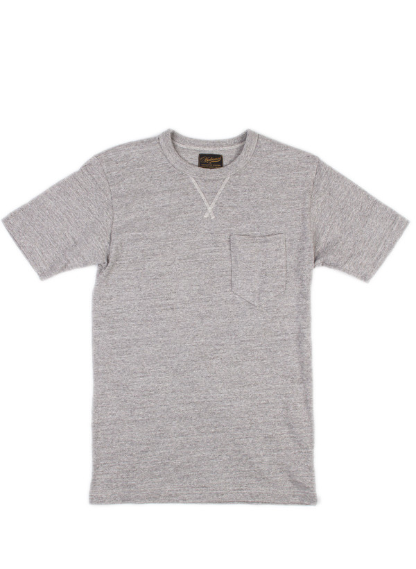 Men's National Athletic Goods V Pocket Tee Mid Grey Men's National Athletic Goods V Pocket Tee Mid Grey