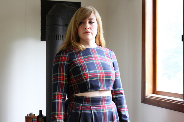 Birds of North America Hornero Top (Stewart Tartan) Birds of North America Hornero Top (Stewart Tartan)
