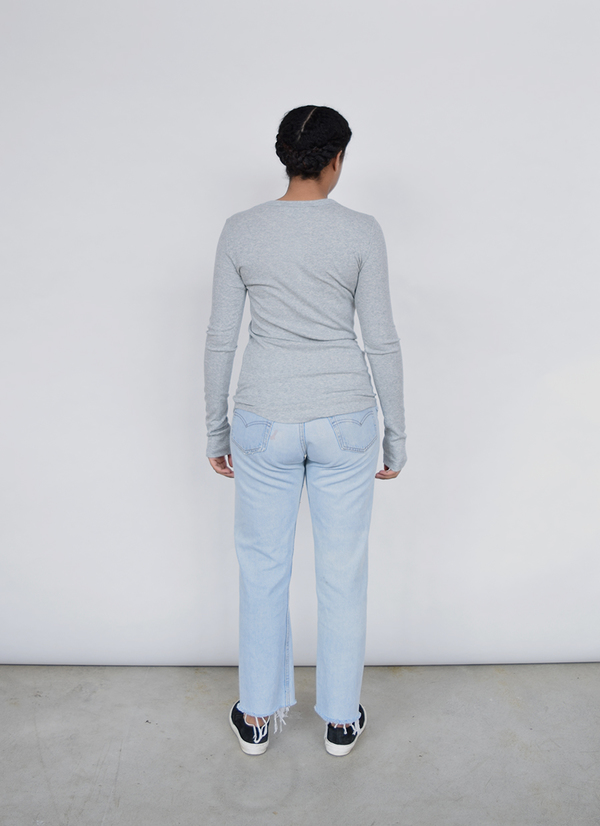 Fifteen Twenty Long Sleeve Rib Tee Fifteen Twenty Long Sleeve Rib Tee